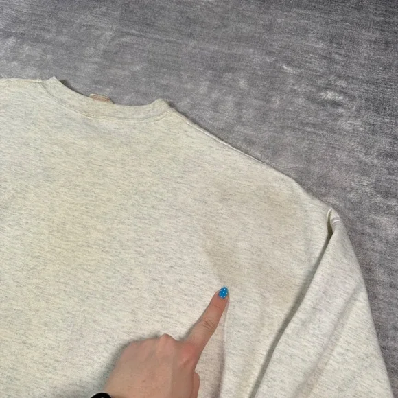 Toronto Raptors Sweatshirt Mens XL Grey Vintage 90s Ravens Athletic NBA Crewneck - Picture 8 of 15